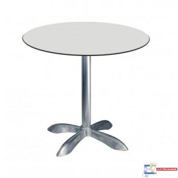 Table Ø70cm COMPACT SOCLE 4 PIEDS ALU  TBIS099