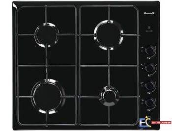 Plaque de cuisson Gaz Brandt BPE6410B - 60 cm - Noir