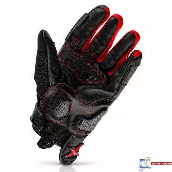 Gants de moto Axor Viper - L -Noir/ Rouge