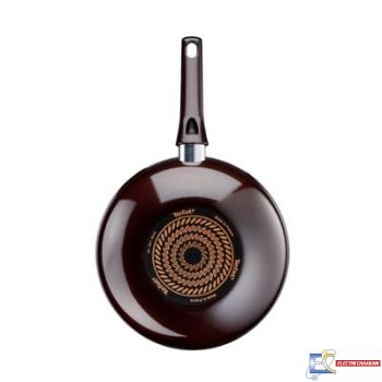 POÊLE WOK 28cm TEFAL PLEASURE D5021952, Rouge Rio