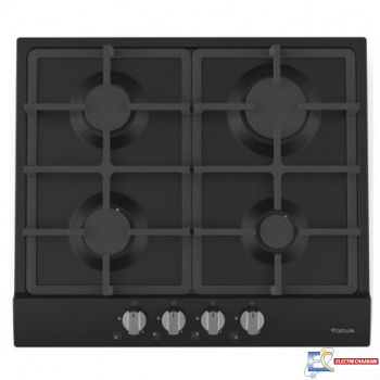 Plaque de Cuisson FOCUS F.408B 4 Feux 60 cm Noir