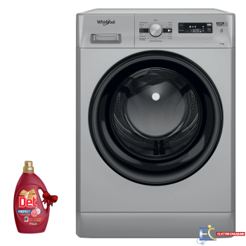 Lave Linge Whirlpool Hublot FFWS 7235 SB NA 7 kg - 1200 Tours/min - 6ème sens - Silver