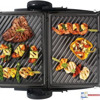 Bosch TFB4402V – Grill Plancha Electrique – Avec 5 niveaux de température ajustables – 1800 W – Rouge