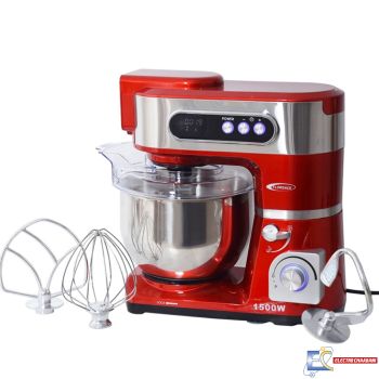 Robot Pétrin Florence SM6425E 1500W – 6L Avec Afficheur Digital - Rouge