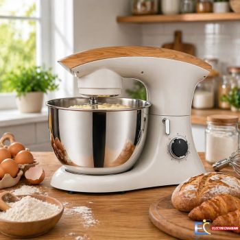 Robot Pétrin FLORENCE SM-1559-5 6 Vitesses - 8L - 2000W - Beige