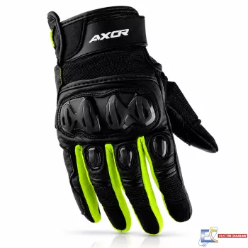 Gants de moto Axor Viper - L -Noir/ Vert