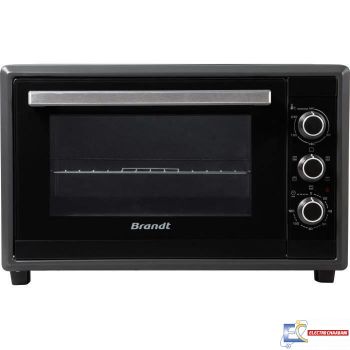 Four Electrique BRANDT FC55MUBSL 55L 2200W Chaleur Tourne