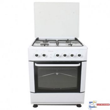 Cuisinière à gaz PROCOOK TG6640BL 60 cm - Blanc