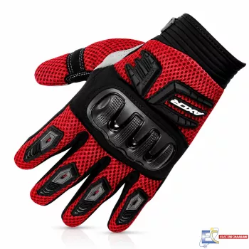 Gants de moto Axor Airstream - L -Rouge