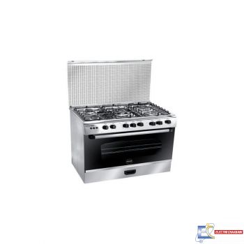 CUISINIÈRE AZUR AZ6090INX 5 FEUX 90CM / INOX