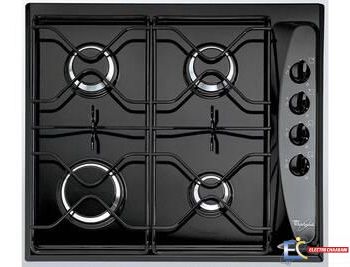 Plaque de cuisson 4 feux Whirlpool -Noir - AKM 260/NB