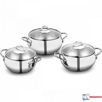 SET 6 PIÈCES KORKMAZ TOMBIK A1801 INOX