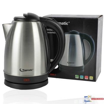 Bouilloire Électrique TOPMATIC - EWK-2000.1 - 1800 W - 1.8L - Inox