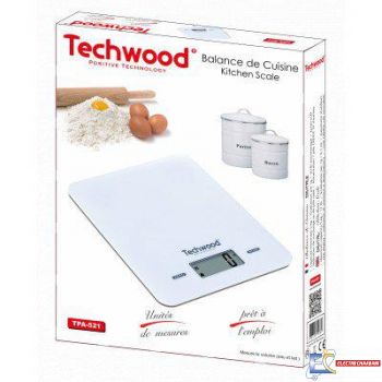 BALANCE DE CUISINE TECHWOOD TPA521 BLANC