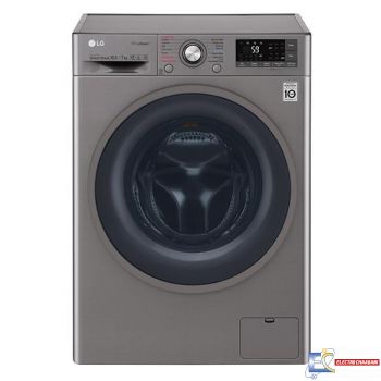 Lave-Linge LG -8KG Lavante séchante (F4J7THP8S)- Silver