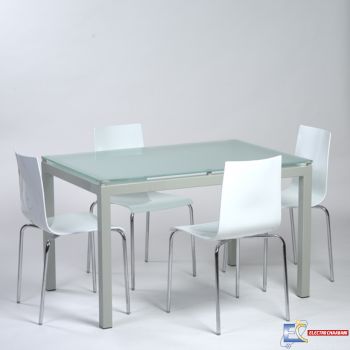 Table Agatha + Vitre Peinture 180*90