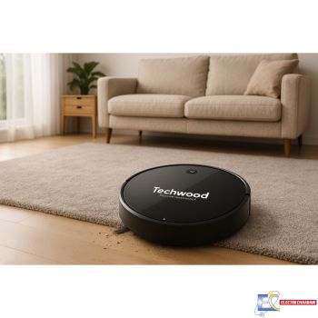 Aspirateur TECHWOOD Robot 2 en 1 NOIR