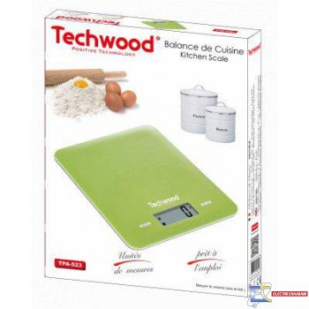 BALANCE DE CUISINE TECHWOOD TPA523 VERT