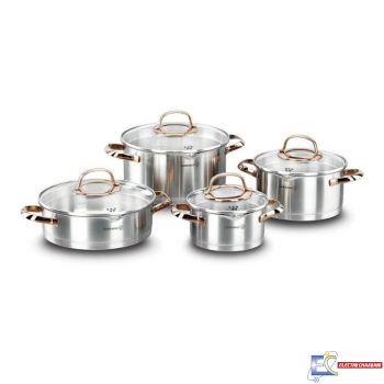 SET DE 8 PIÈCES KORKMAZ ROSANNA A1040 INOX