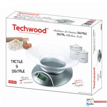 Balance De Cuisine Digitale 5kg TECHWOOD TPA-560 Gris