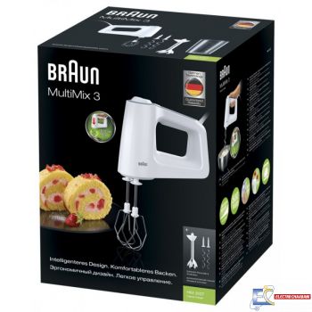 Batteur à Main Braun Multimix 3 HM 3000 - 450 W