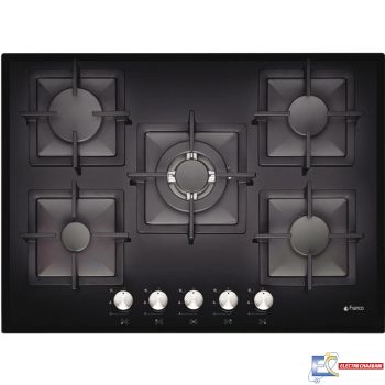 Plaque de Cuisson Vitro FRANCO 70352-BF 5 Feux 70 cm Noir