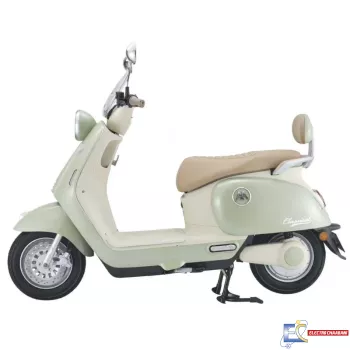 Scooter Électrique Aima Classical 800W – Vert / Beige