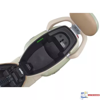 Scooter Électrique Aima Classical 800W – Vert / Beige