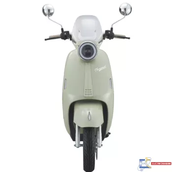 Scooter Électrique Aima Classical 800W – Vert / Beige