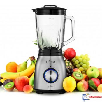 Blender en Verre UFESA 1,5L - 1000 W - Inox - BS4800