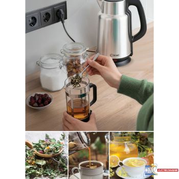 Bouilloire Électrique KIWI 2.2L KK-3334 - Inox