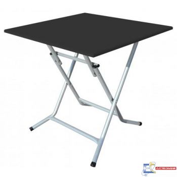 Table CARRE PVC 70x70 cm TBIS034 - Noir