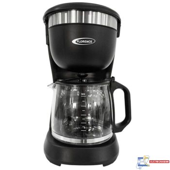 Cafetière Électrique FLORENCE HK-413 680W 1.2 Litre - Noir