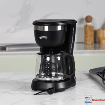 Cafetière Électrique FLORENCE HK-413 680W 1.2 Litre - Noir