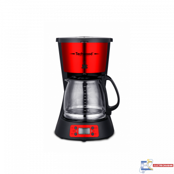 Cafetière TECHWOOD TCA-1295 1000W - Rouge