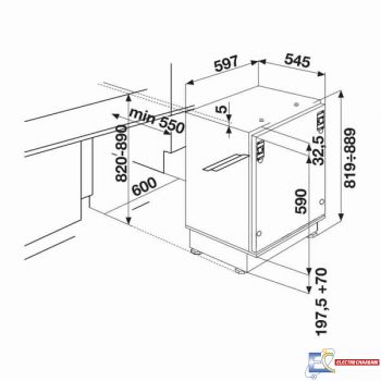 Mini Bar FOCUS F585 170 Litres - Blanc