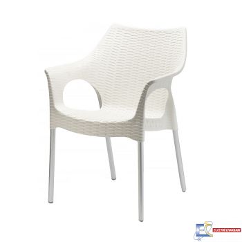 Chaise SOTUFAB OLYMPIA CHT030-00 - Blanc