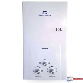 Chauffe Bain Galaxy Naturel à Gaz Naturel 10L - Gaz Bouteille - Blanc