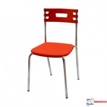 Chaise SOTUFAB Chromé City Rouge - CHC0040RG