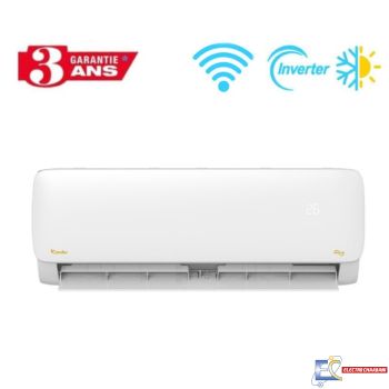 Climatiseur CONDOR Inverter 24000 BTU - CS24-AL84T3 - Super Tropical T3 SMART WIFI Chaud/Froid - Blanc