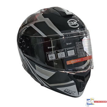 CASQUE B.K 911-R1 MORGAN NOIR/GRIS  XL