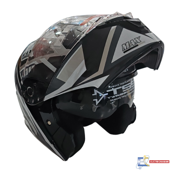 CASQUE B.K 911-R1 MORGAN NOIR/GRIS  XL