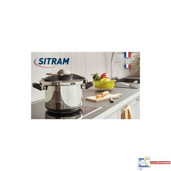 Cocotte Sitram Sitrapro 8 Litres - Gris et Rouge (711647)