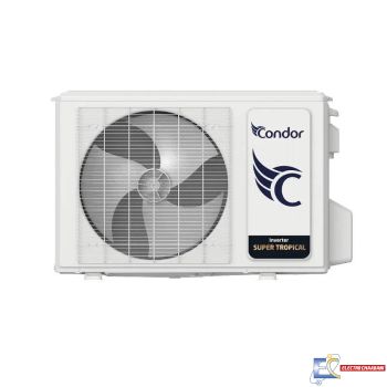 Climatiseur Condor CS12-AL84ST3BM 12000 BTU Alpha Super Tropical Inverter Smart Tropicalise T3 - Chaud/Froid - Noir