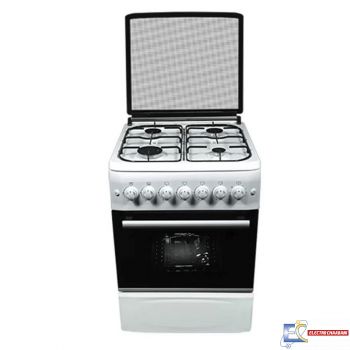 Cuisinière ORIENT OC-60-60TB 4 Feux - Tourne Broche - 60cm - Blanc - Gaz Bouteille