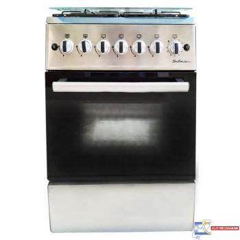 Cuisinière à Gaz SOTACER F6B40G2I 60cm - Silver