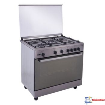 Cuisinière ARISTON ARR9GGF23125XNA - 5 Feux à Gaz - 90cm - INOX