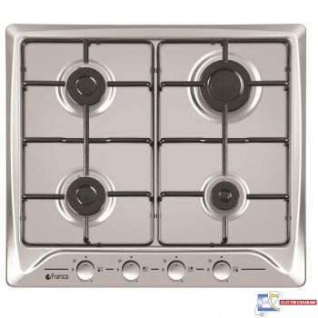 Plaque de Cuisson FRANCO 60342-I 4 Feux 60 cm Inox