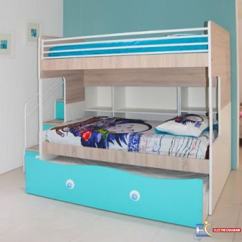 Lit Double Pour Enfant TWIN CHE14CB/TR100