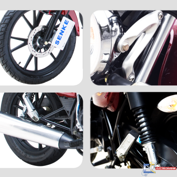 Motocycle SENKE HUNTER SK-125-8H - 125CC - NOIR
